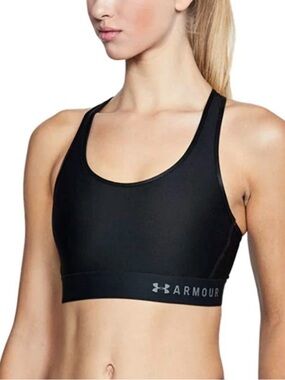 Under Armour Mid-Impact HeatGear® Keyhole Sports Bra